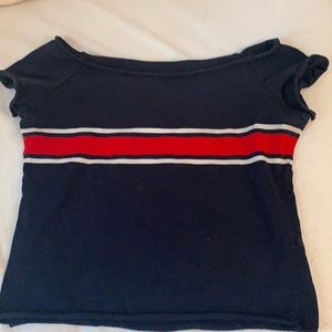 Off the Shoulder Crop Top